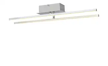 KHG LED-Deckenleuchte, 2-flammig nickel matt 