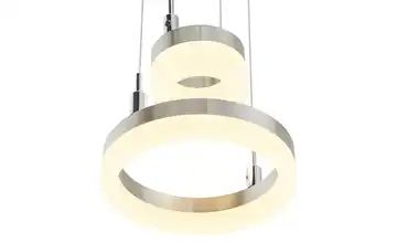 KHG LED-Pendelleuchte, 2-flammig, nickel matt