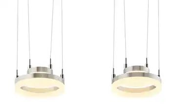 Meisterleuchten LED-Pendelleuchte, 4-flammig, nickel matt 