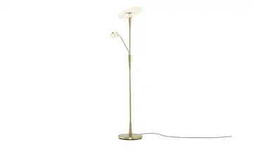 Trio LED-Deckenfluter, 2-flammig Messing matt