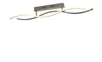 KHG LED-Deckenleuchte, chrom `Wavy`