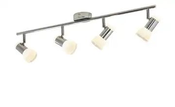 KHG LED-Deckenstrahler, 4-flammig, chrom