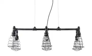 Trio Pendelleuchte, 6-flammig im Industrie-Look