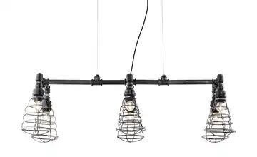 Trio Pendelleuchte, 6-flammig im Industrie-Look