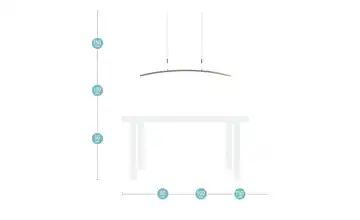 KHG LED-Pendelleuchte, Nickel matt