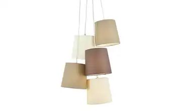 HOME STORY Pendelleuchte 5-flammig, Chrom