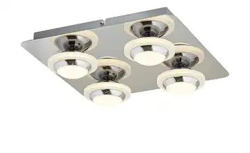 KHG LED-Deckenleuchte, 4-flammig, Chrom