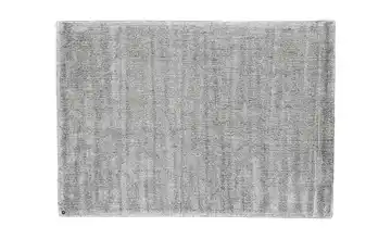 Tom Tailor Wollteppich Groove Silber 65 cm 135 cm 65x135 cm