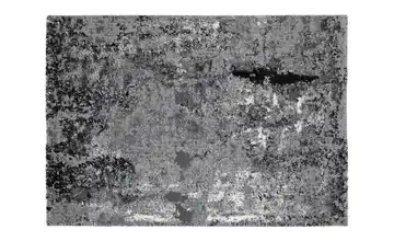 meinTeppich Hochflorteppich Juwel Liray rechteckig 80x150 cm Grau / Anthrazit