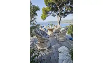 Geflecht-Drehsessel Capri