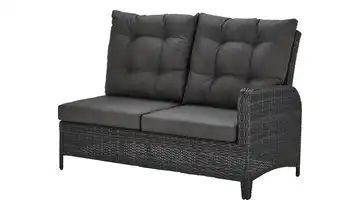 a casa mia Sofa 2-Sitzer rechts Padua Veneto dunkelgrau