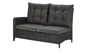 a casa mia Sofa 2-Sitzer, links Padua Veneto dunkelgrau