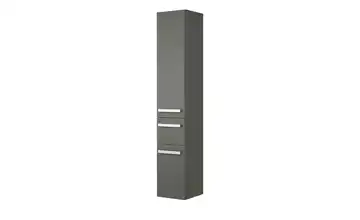 calmoquick Bad Hochschrank Verler See Steingrau, Hochglanzlack, hochglanz