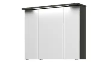 calmoquick Spiegelschrank Verler See Steingrau, hochglanz 90 cm