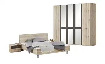Komplett-Schlafzimmer 4-teilig Pompea