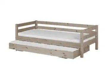 FLEXA Bett mit Ausziehbett 90x200 - terra - Kiefer Flexa Classic