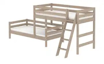 FLEXA Mittelhohes Kombibett 90x200 Kiefer Flexa Classic