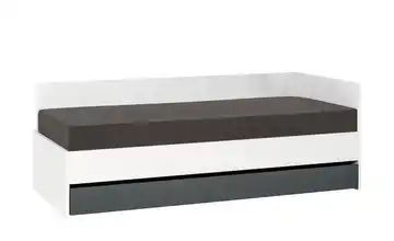 VOX Bett 90x200 schwarz-weiß Nest