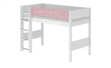 FLEXA Mittelhohes Bett 90x200 weiß Flexa White
