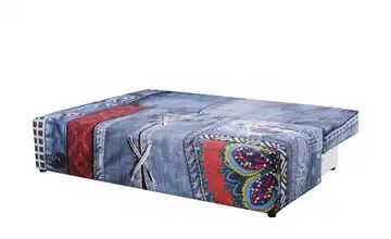 Schlafsofa bunt - Flachgewebe Denny Basic
