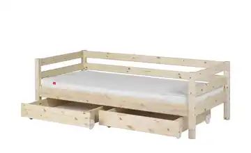 FLEXA Bett mit 2 Schubladen 90x200 - Kiefer Flexa Classic