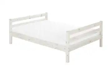 FLEXA Bett 150x200 - weiß - Kiefer Flexa Classic