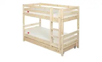FLEXA Etagenbett mit 2 Schubladen 90x200 Holz Flexa Classic