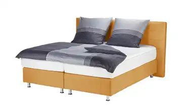 Boxspringbett 200x200 - gelb Bella