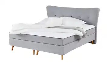 Boxspringbett 140x200 - grau Korva
