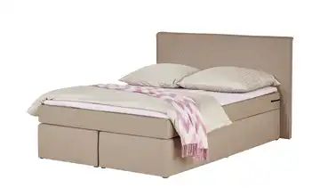 Boxspringbett 140x200 - beige Lord