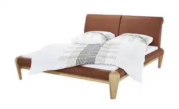 Woodford Polsterbettgestell 180x200 - braun - Buche O-Look
