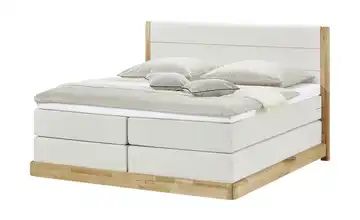 Westerburg Boxspringbett 140x200 - beige - Buche Ligno BX