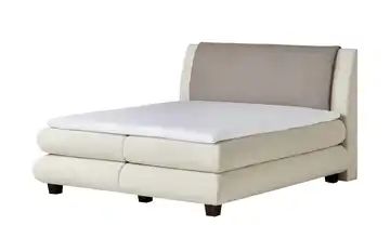 smart Boxspringbett 180x200 - wollweiß Premium