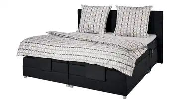 uno Motor-Boxspringbett 180x200 - schwarz Montana