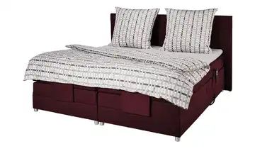 uno Motor-Boxspringbett 180x200 - rot Montana