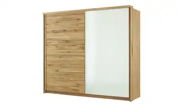 Front Massivholz mit Weißglas, Türen ohne Dämpfung - Konfiguration