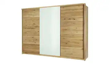 Front Massivholz mit Weißglas, Türen mit Dämpfung - Konfiguration