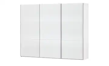 Schwebetürenschrank Ensenso Weiß Weiß 249 cm