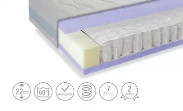 Taschenfederkern-Matratze Sea Dream TFK Gel