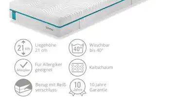 Kaltschaummatratze  Emma Select Smart Emma