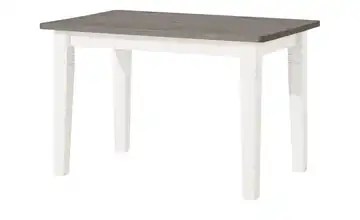 maison bleue Esstisch massiv Florian Grau, Weiß 120 cm