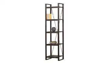 Bücherregal Metall und Mangoholz Loft