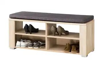 Schuhbank mit Sitzkissen Nago