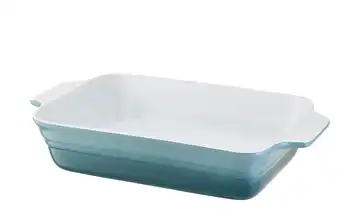 KHG Auflaufform 34 cm Dunkelblau, Weiß