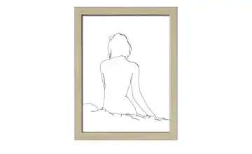  Gerahmtes Bild Scandic  Sketch Of A Woman