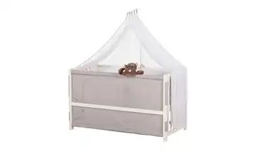 Roba Babybett 60x120 weiß & grau Adam & Eule