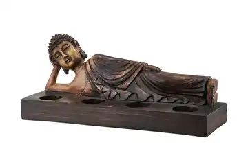 4er Teelichthalter Buddha
