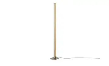 HOME STORY LED-Holz-Stehleuchte, mit Dimmer