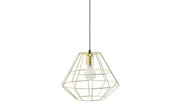 Pendelleuchte, 1-flammig, goldfarben