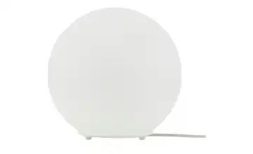 Glaskugel, 1-flammig, Alabasterglas weiß `groß`